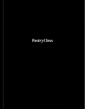 'PastryClass Book PastryClass Book